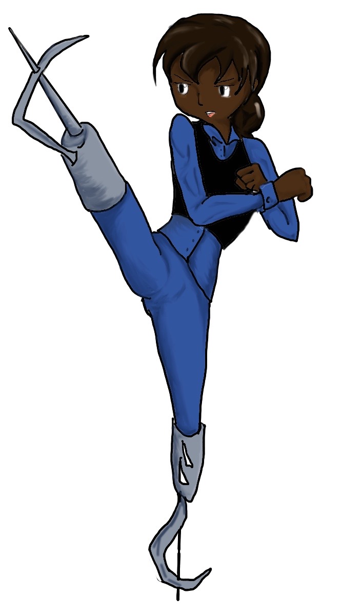 Dafne, 2018 Digital art I had been inspired by one of the antagonists of the movie Kingsmen