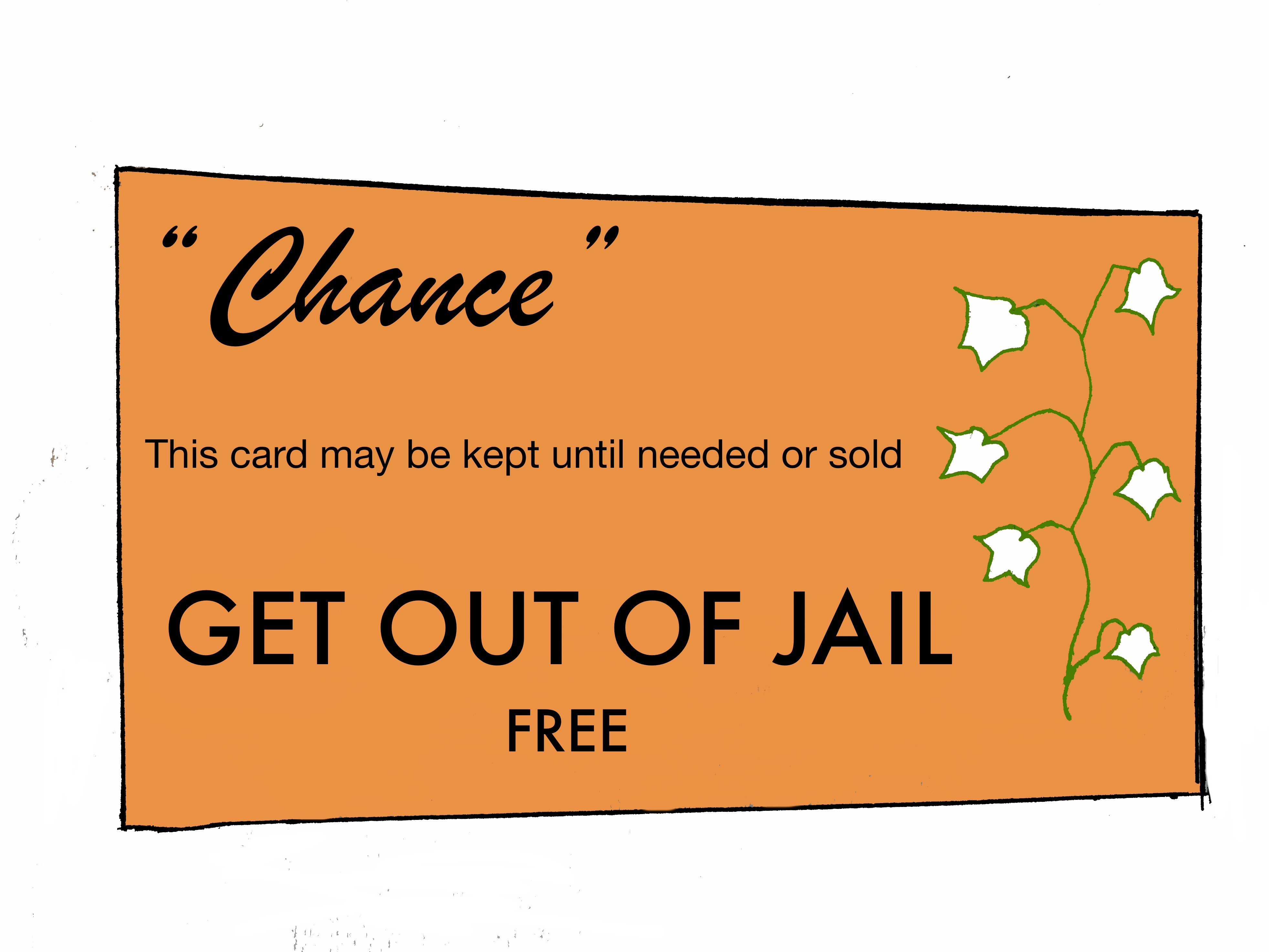 Get out of Jail Card, 2018 Ink, paper, digital coloring This cartoon was commissioned to accompany this article, Why the Ivy League defense raises problems by Winnie Brandfield-Harvey for the Daily Princetonian