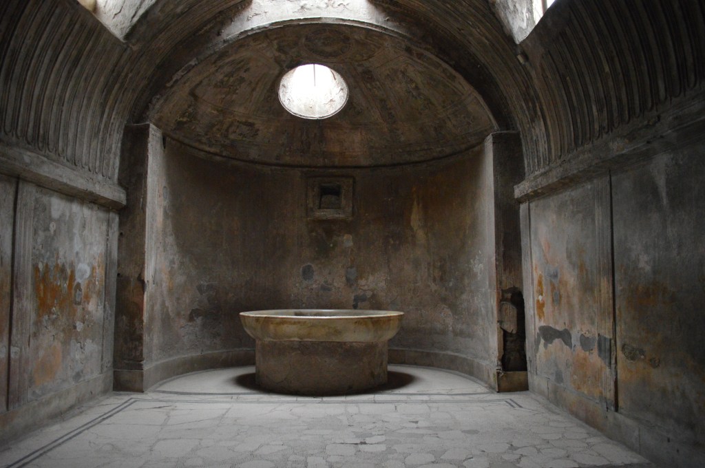 Pompeii, 2016 Photograph A room in the bathhouse of Pompeii