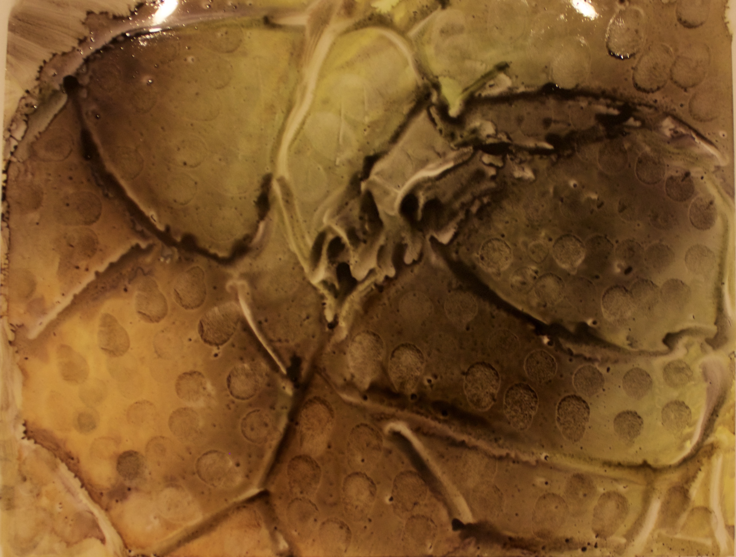 Vase Painting 1, 2017 Printer ink on transparency